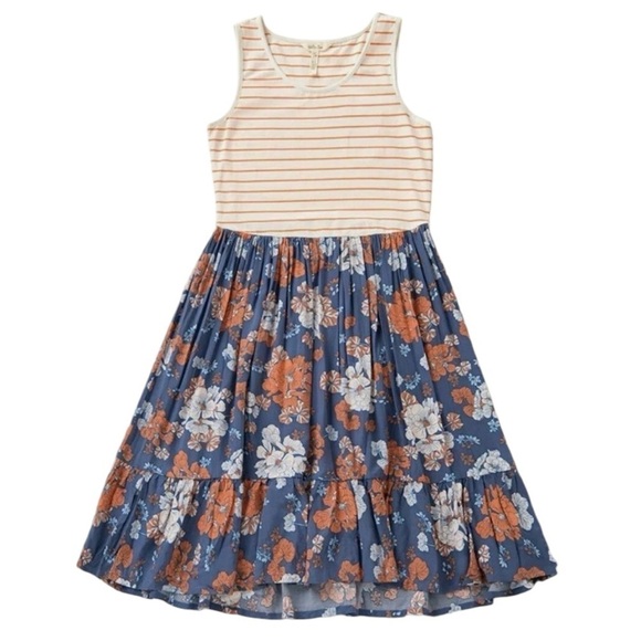 Matilda Jane Dresses & Skirts - Matilda Jane Just Roll With It Sleeveless Floral Striped Dress